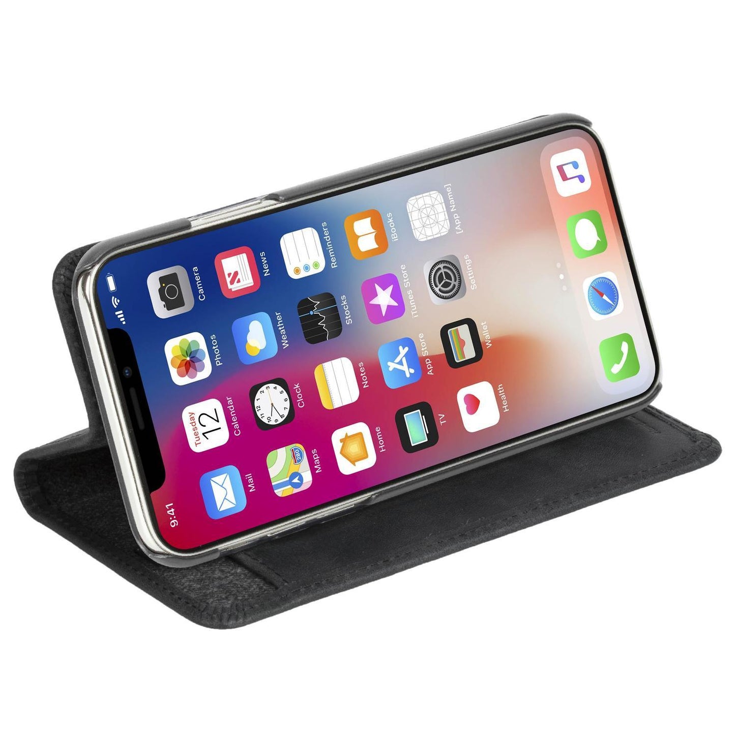 Sunne 4 Card Folio Wallet for iPhone X / XS